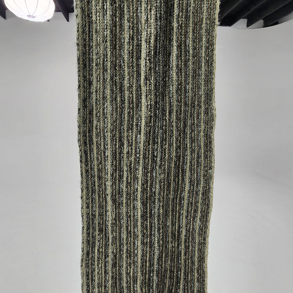 Geoffrey Beene Brown, Olive and Cream Scarf